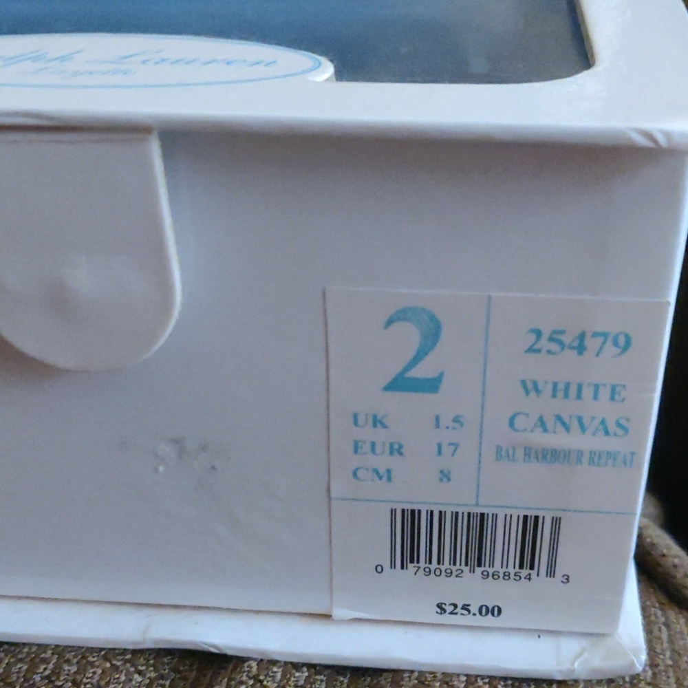 Brand New Ralph Lauren Polo infant Sneakers